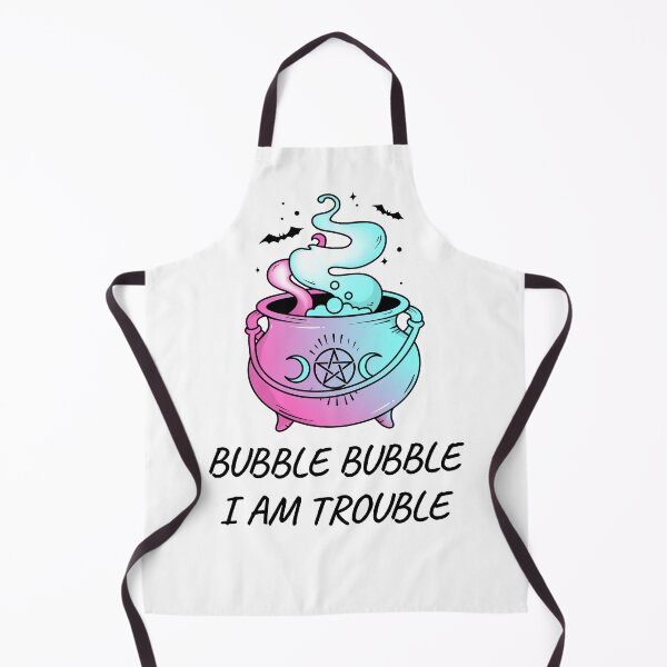 Item preview, Witch Cauldron Bubble Bubble I am Trouble designed and sold by SpookyCupcake.