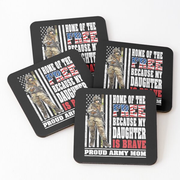 Item preview, Home Of The Free My Daughter Is Brave Proud Army Mom Gift designed and sold by maudean.