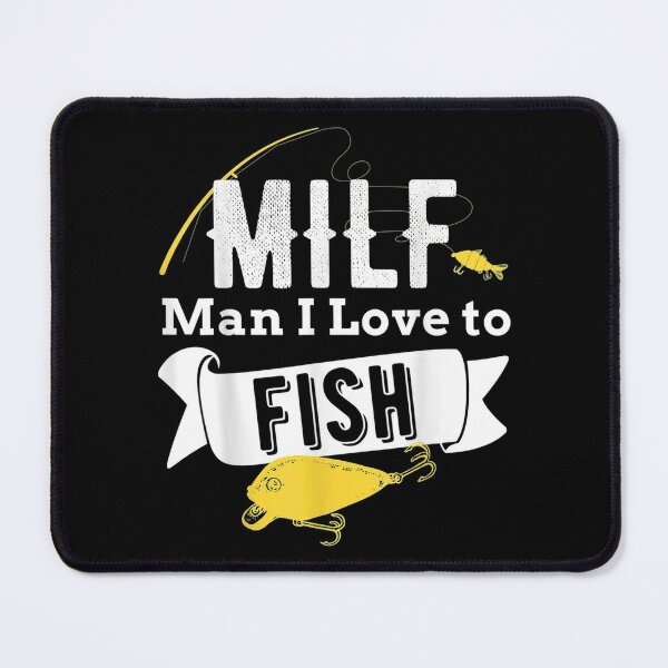 Cute Milf Fishing Mouse Pads & Desk Mats for Sale