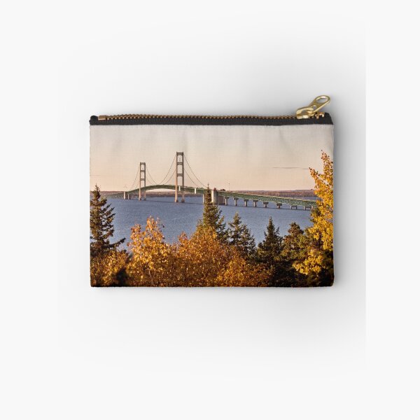 Item preview, Mackinaw City Bridge Michigan Autumn Fall St Ignace designed and sold by pictureguy.