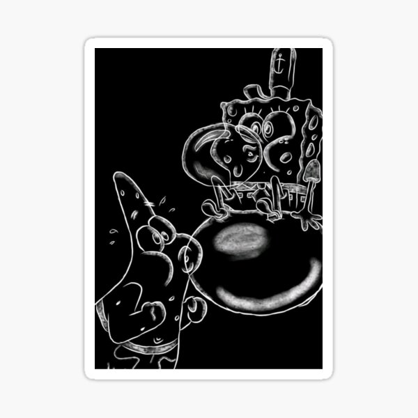 Spongebob Bubble Sticker For Sale By Rebic Redbubble 6386