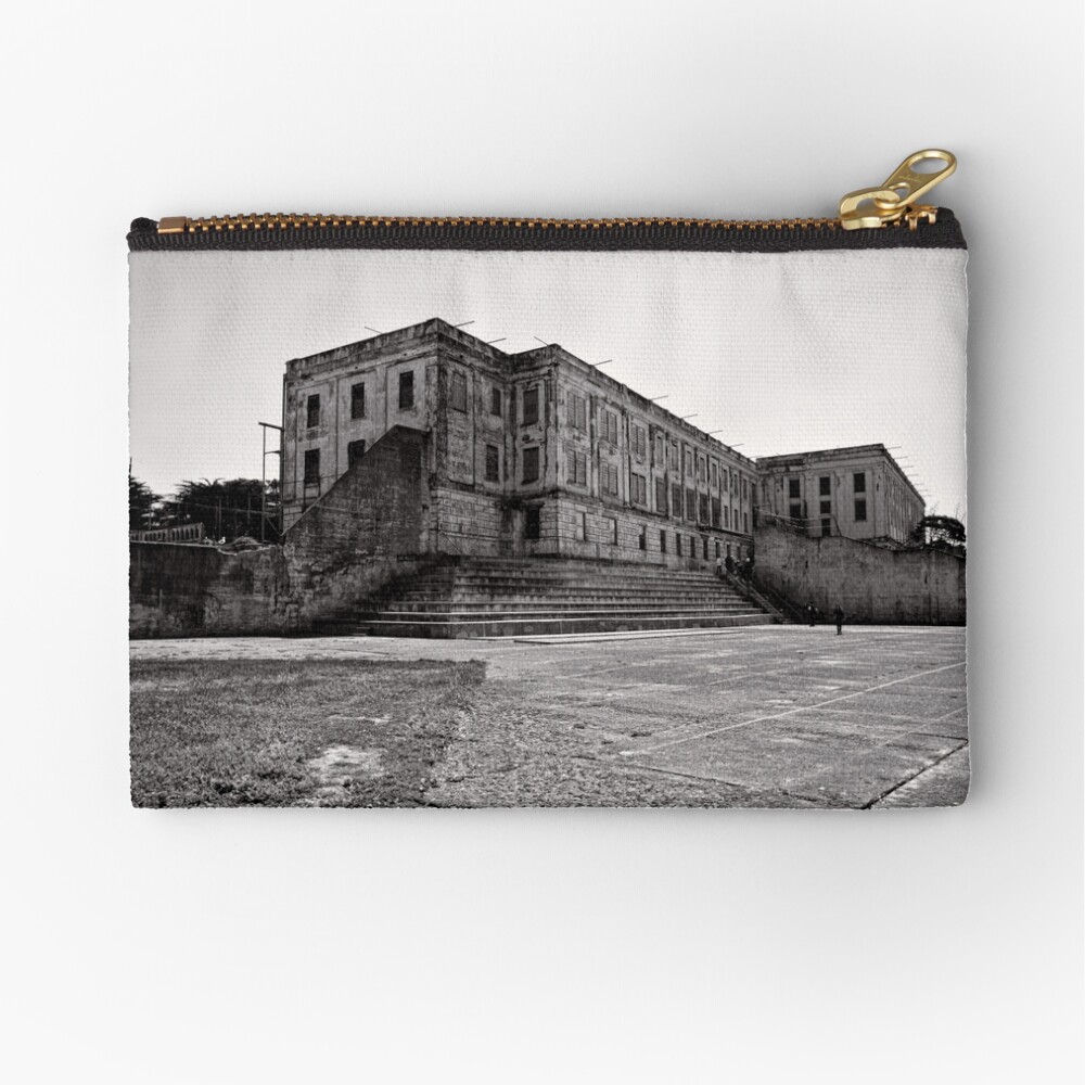 Within these walls - Alcatraz, San Francisco Zipper Pouch