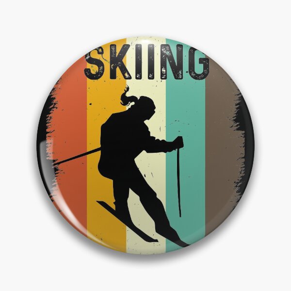 Item preview, Vintage Retro Skiing designed and sold by thanhmaidesign.