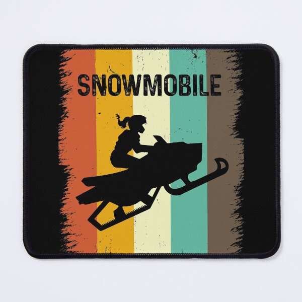 Item preview, Vintage Retro Snowmobile designed and sold by thanhmaidesign.