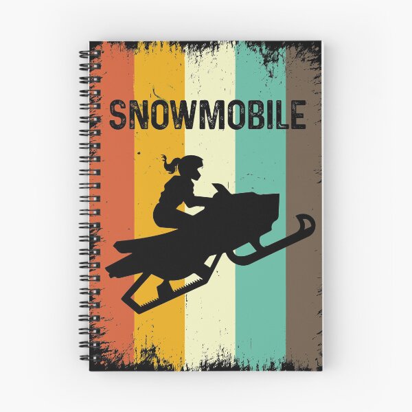 Item preview, Vintage Retro Snowmobile designed and sold by thanhmaidesign.