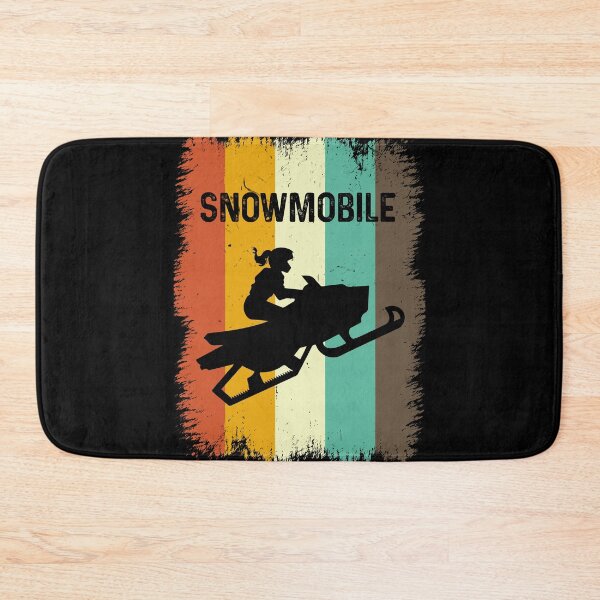 Item preview, Vintage Retro Snowmobile designed and sold by thanhmaidesign.