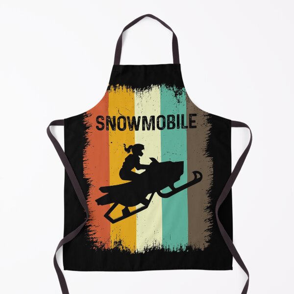 Item preview, Vintage Retro Snowmobile designed and sold by thanhmaidesign.