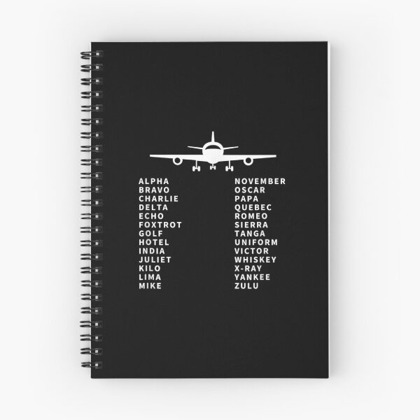 Item preview, Pilot Airplane Phonetic Alphabet Flight Gift designed and sold by maudean.
