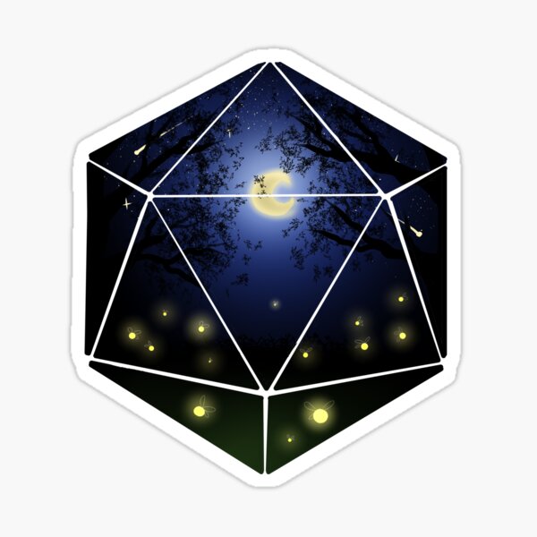 Item preview, Firefly Nightsky D20 designed and sold by FruitCupSpace.