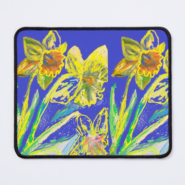 Item preview, Crazy Abstract Daffodil - flower floral modern design designed and sold by Sarah Rajkotwala.
