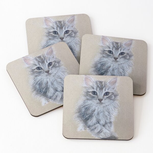 Item preview, Cute Fluffy Kitten designed and sold by Kaylahardyart.