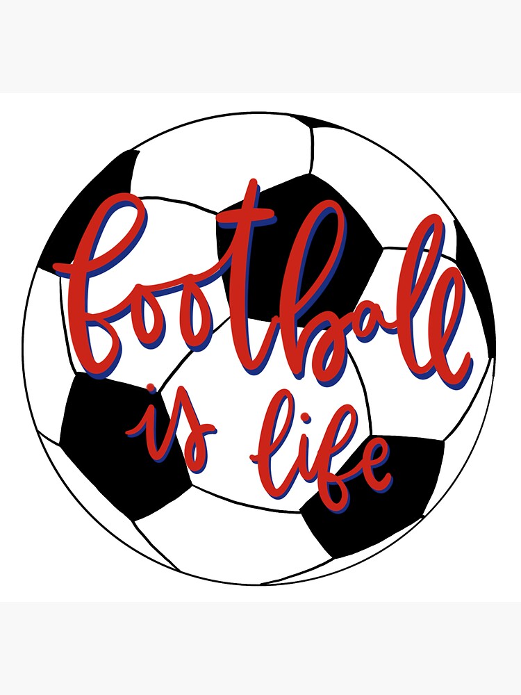 "Football is life Dani Rojas" Sticker for Sale by isabellagodby