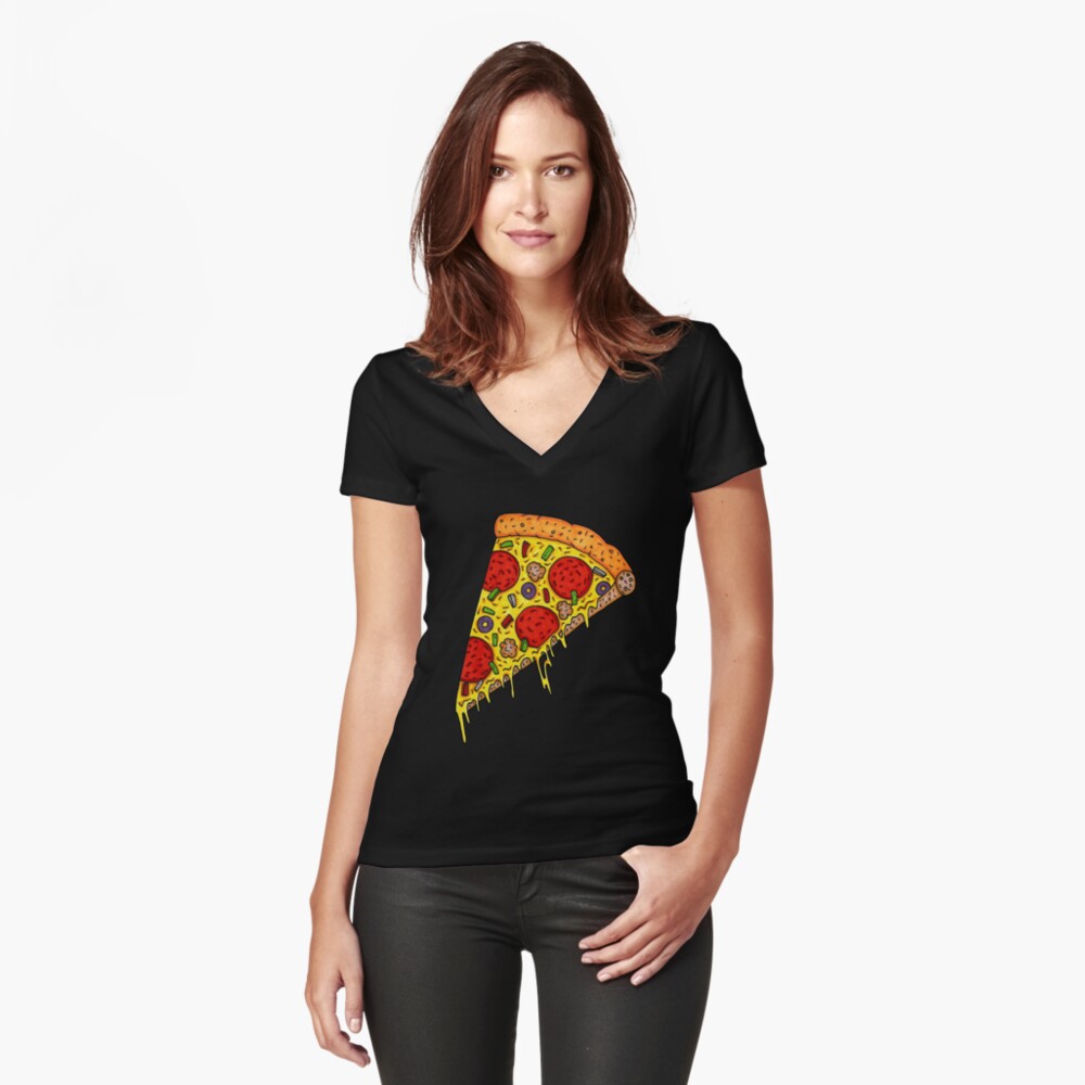 Item preview, Fitted V-Neck T-Shirt designed and sold by ogfx.