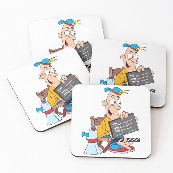 Item preview, Clapperboard T-ShirtMovie Director Cartoon  designed and sold by NathanBep.