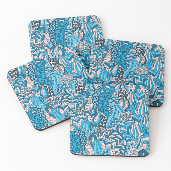 Item preview, Bright Blue Abstract Pattern. designed and sold by TeeRayBee.