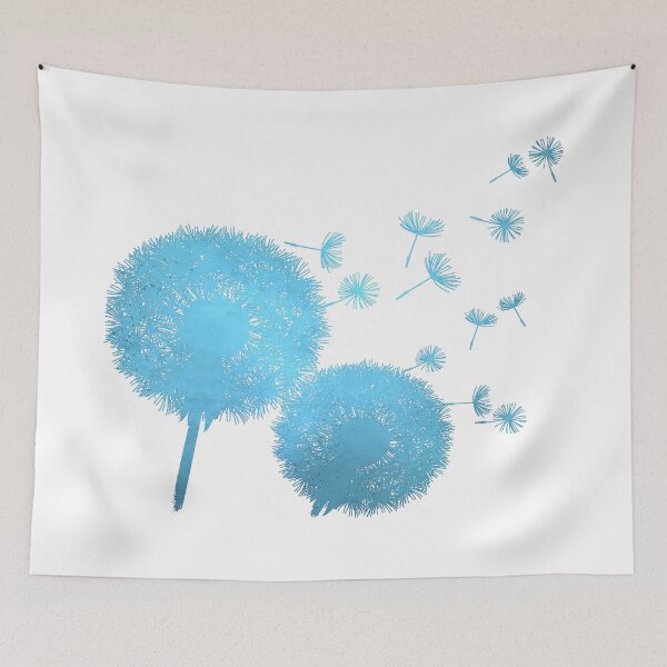 Item preview, Dandelions In Ice Blue designed and sold by Heathermarie321.