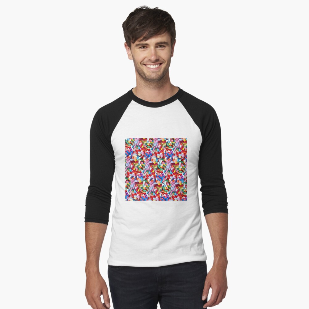 Item preview, Baseball ¾ Sleeve T-Shirt designed and sold by ogfx.