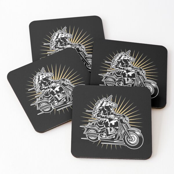 Item preview, Unicorn Biker T-ShirtUnicorn Biker Gang Motorcycle Rider Cool Club Funny  designed and sold by NathanBep.