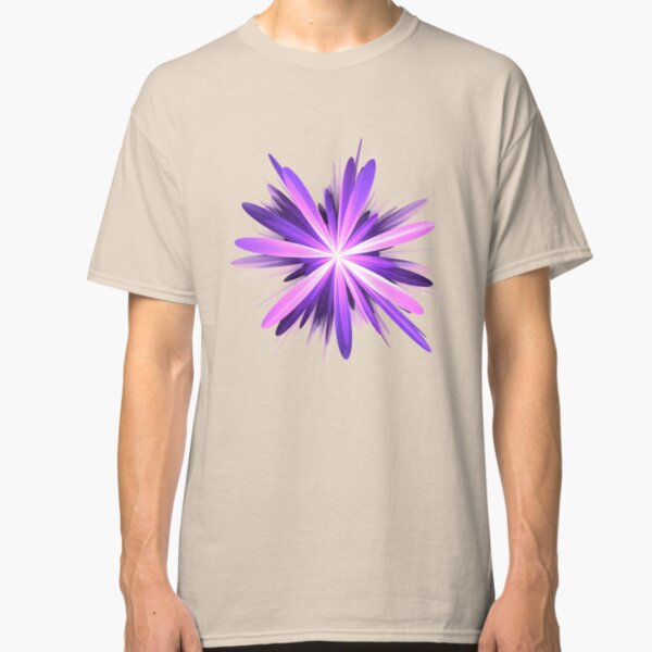 Flower blast #fractal art Classic T-Shirt