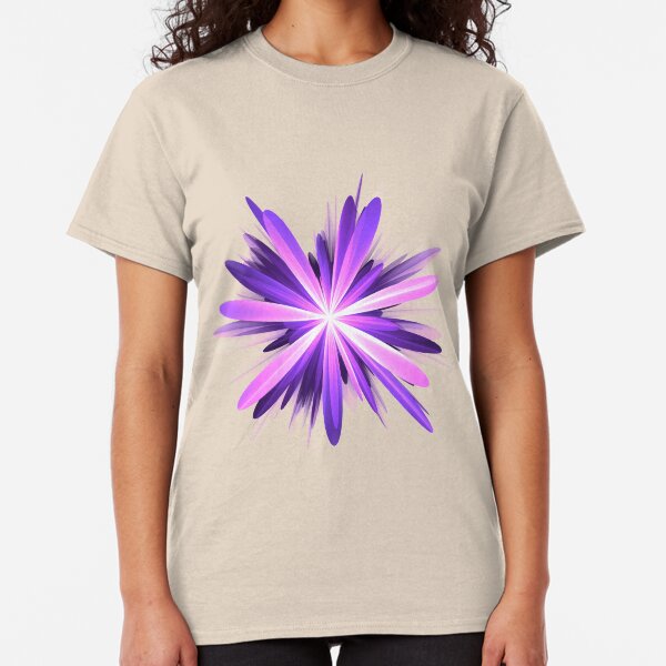Flower blast #fractal art Classic T-Shirt