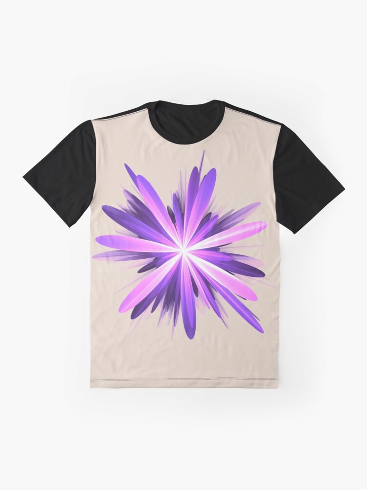 Alternate view of Flower blast #fractal art Graphic T-Shirt