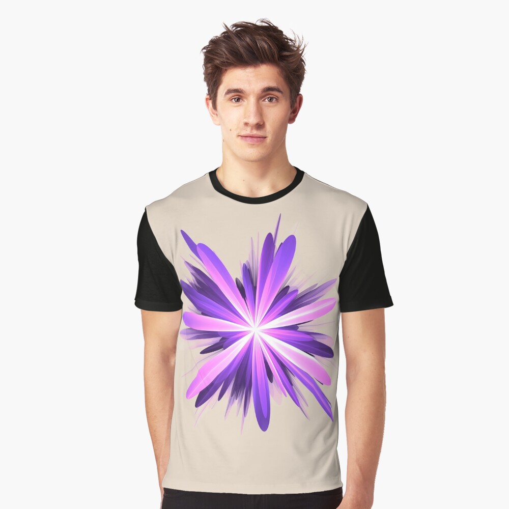 Flower blast #fractal art Graphic T-Shirt