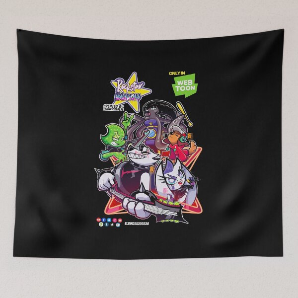 Item preview, Rockstar bunny official poster designed and sold by Eliana55226838.