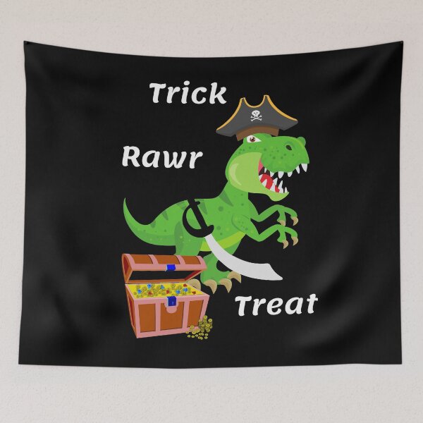 Item preview, Trick rawr treat pirate trex designed and sold by Dreamingnewfie.