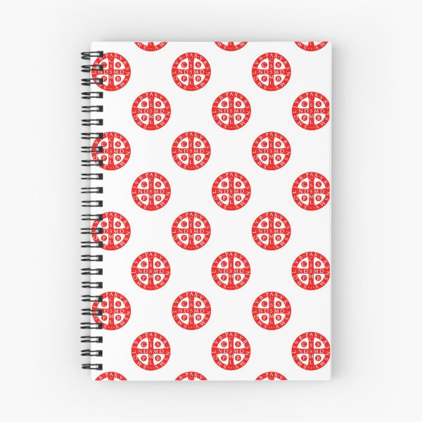 Item preview, Cross of St Benedictine Catholic Polka Dots (red) designed and sold by TheCatholicLady.