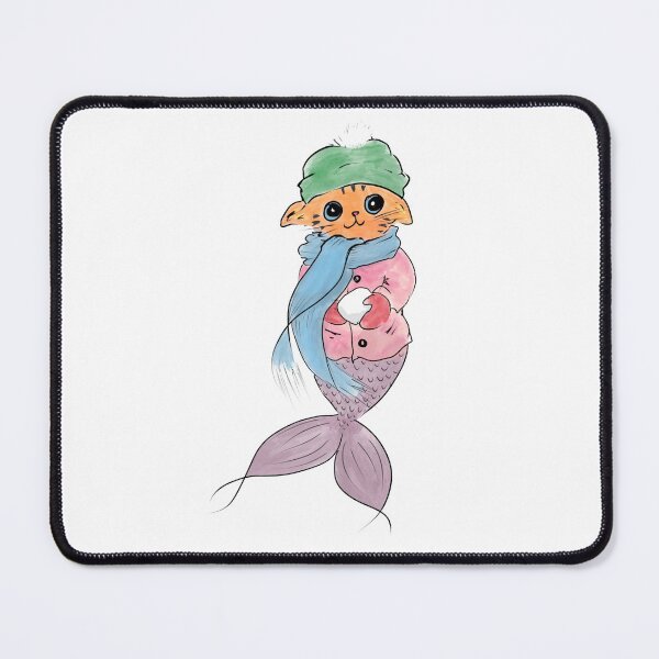 Item preview, Snowball Purrmaid designed and sold by SunCatDesigns.
