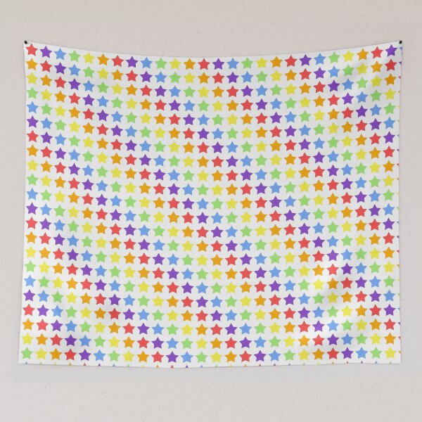 Item preview, Rainbow Star Pattern designed and sold by TwylaRaeDesigns.