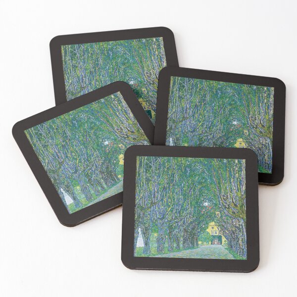 Item preview, Paysage Gustav Klimt - Avenue dans Schloss Kammer Park Poster designed and sold by BentleyGordon4.