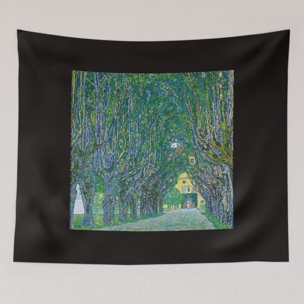Item preview, Paysage Gustav Klimt - Avenue dans Schloss Kammer Park Poster designed and sold by BentleyGordon4.