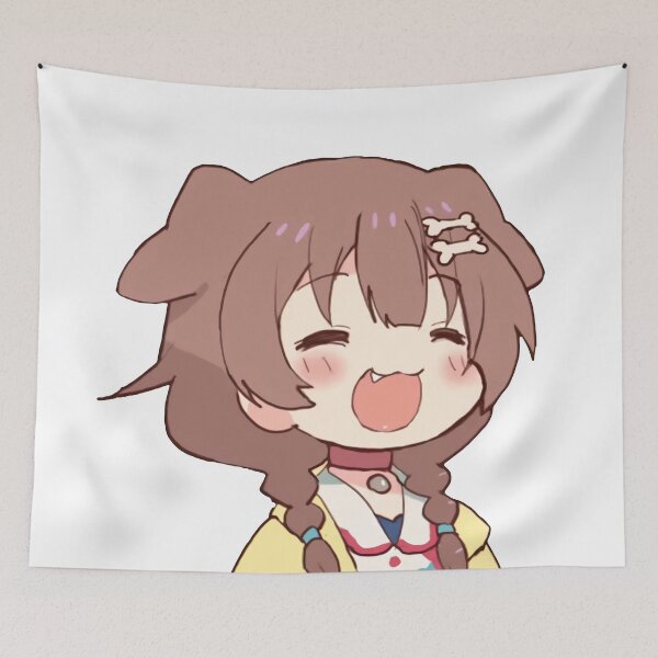 Item preview, Korone LOADING Smile  - Hololive designed and sold by OshiOki.