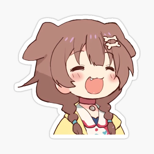 Item preview, Korone LOADING Smile  - Hololive designed and sold by OshiOki.