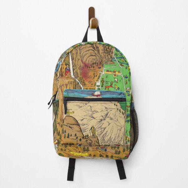 Item preview, 1949 Vintage Map Illustration of Yosemite National Park designed and sold by Gin Neko.
