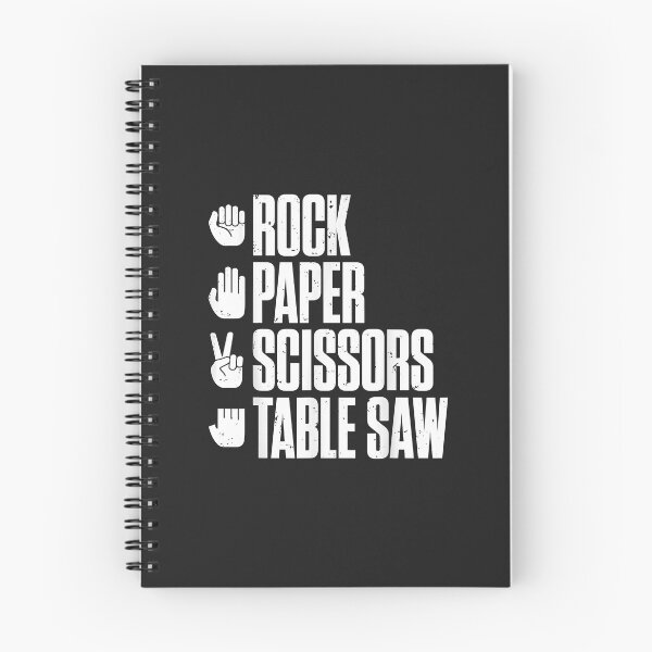 Item preview, Rock Paper Scissors Table Saw Funny Carpenter designed and sold by danitadkq9.