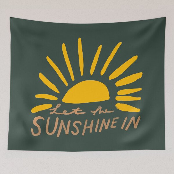 Item preview, Nature Quote - Positive Inspirational Saying with a Golden Sun designed and sold by morgansgoods.