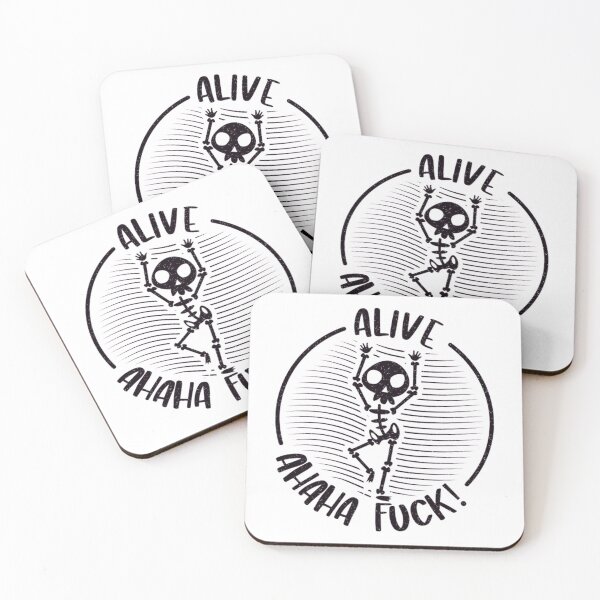 Item preview, Alive Ahaha Fuck T-ShirtAlive ahaha Fuck - dark print  designed and sold by NewGates.