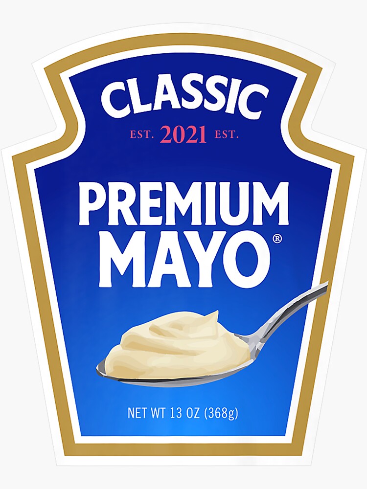 "Mayo DIY Halloween Costume Matching Couples Mayonnaise" Sticker for