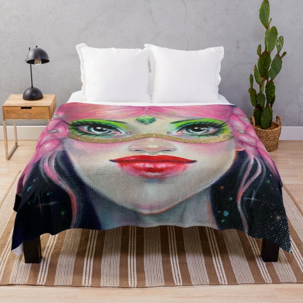 Item preview, Masquerade in Pink lowbrow art designed and sold by KimTurner.