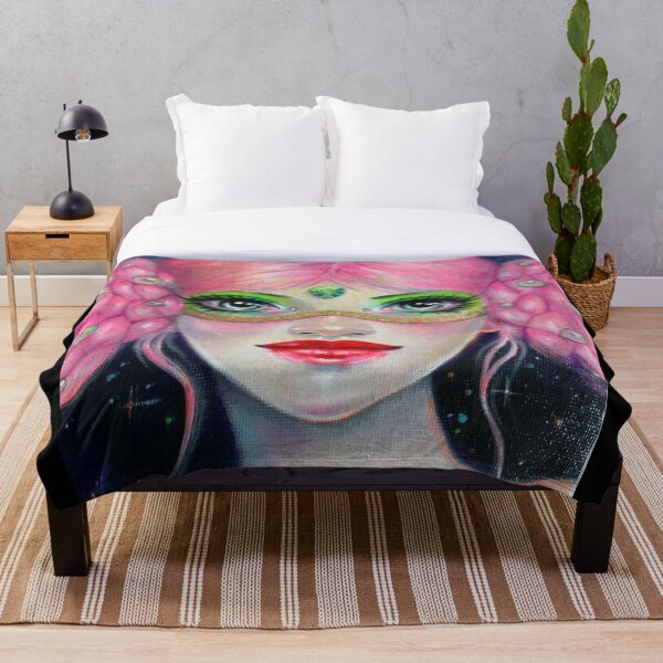 Item preview, Masquerade in Pink lowbrow art designed and sold by KimTurner.