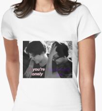 justin drew blake and raegan beast Women's Fitted T-Shirt