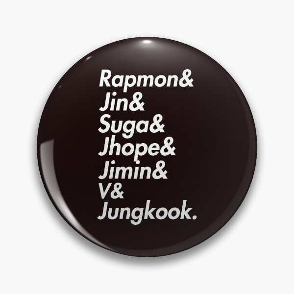 Item preview, BTS Member Name designed and sold by Neon Seoul.