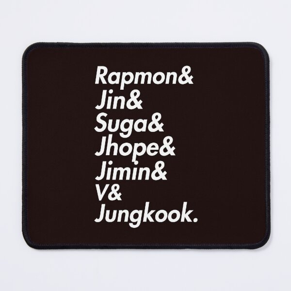 Item preview, BTS Member Name designed and sold by Neon Seoul.