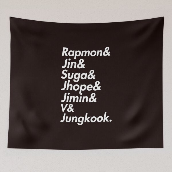 Item preview, BTS Member Name designed and sold by Neon Seoul.