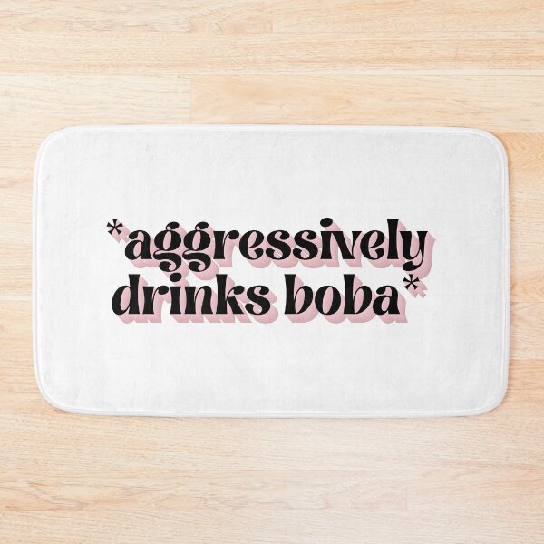 Item preview, Aggressively drinks boba designed and sold by lettersbysid.