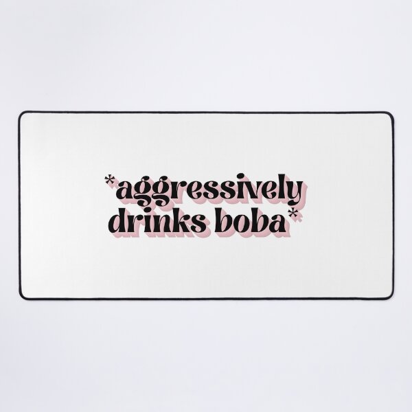 Item preview, Aggressively drinks boba designed and sold by lettersbysid.