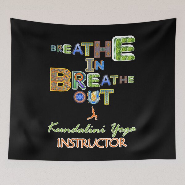 Item preview, Breathe In Out Kundalini Yoga Instructor designed and sold by artfulnotebook.