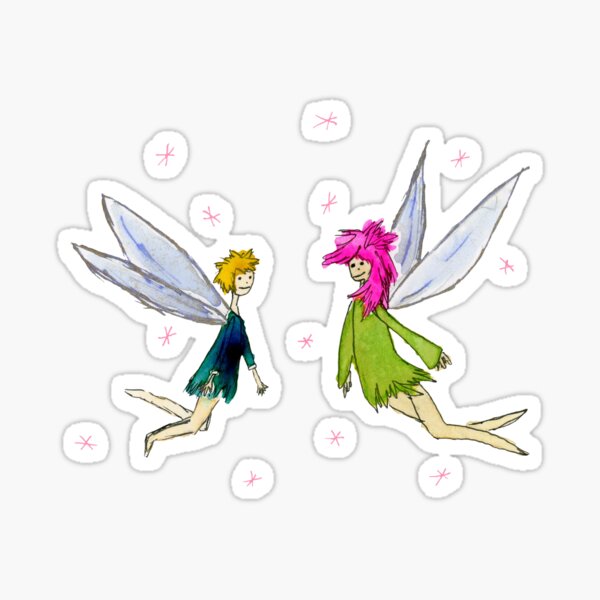 "Summoned Pixies" Sticker by craftadventures Redbubble